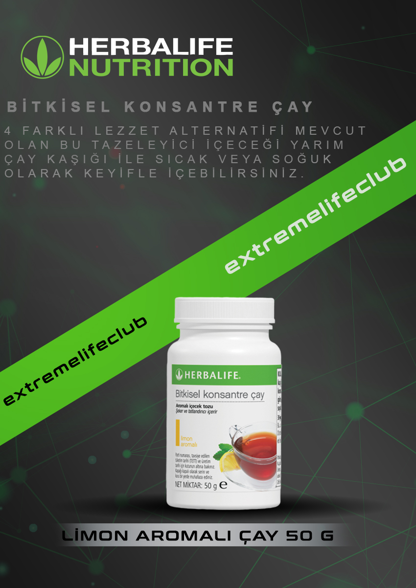 Bitkisel Konsantre Çaylar Limon Aromalı 51 g